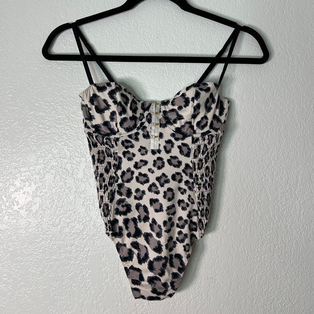 Victorias Secret animal print bodysuit S